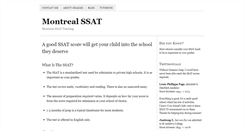 Desktop Screenshot of montrealssat.com